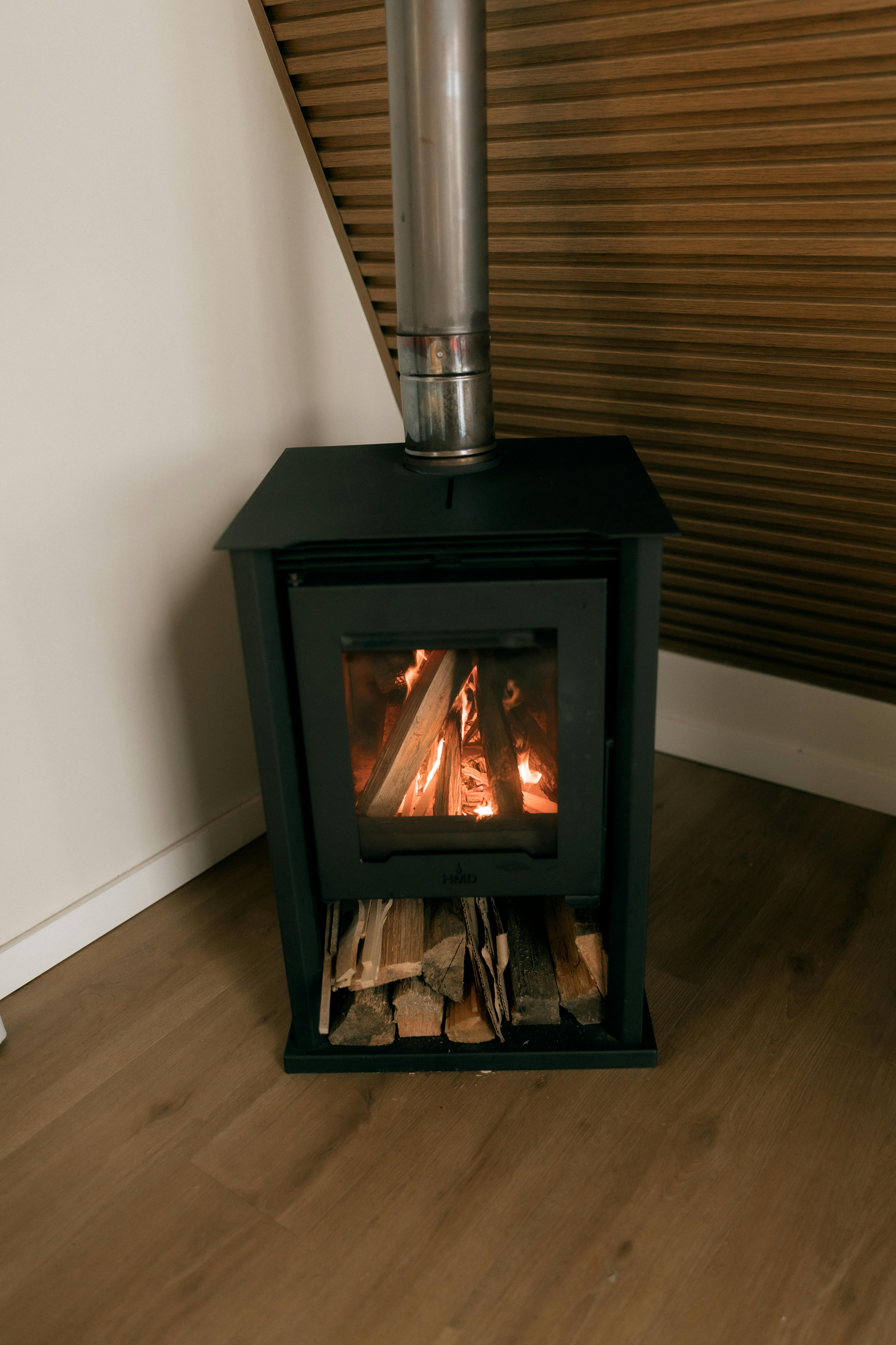 Installation Poêle à granulés design